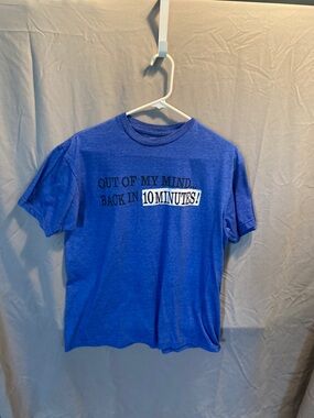 Savvy Blue 'Out of My Mind, Back in 10 Minutes' Graphic Tee